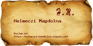 Helmeczi Magdolna névjegykártya